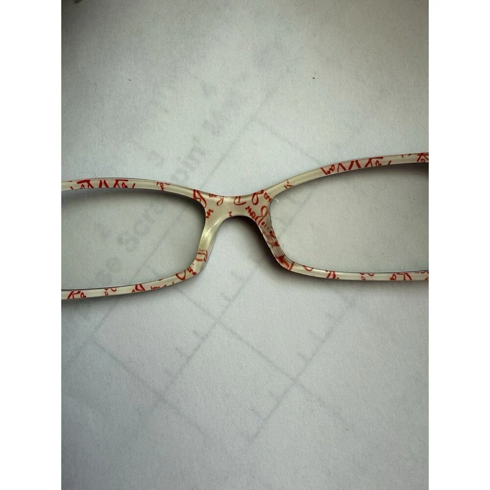 Ray-Ban RB5224 5014 Eyeglass Frames 51-16-140 Black Red Script Arms
